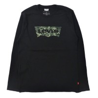Levi's サーマルロングスリーブTシャツ L ブラック コットン フロントロゴプリント | Vintage.City 빈티지숍, 빈티지 코디 정보