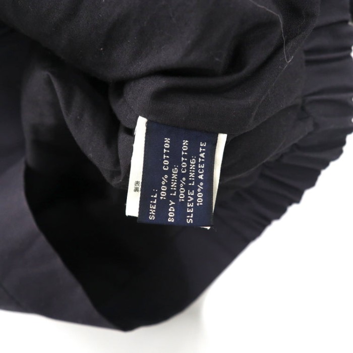 BROOKS BROTHERS スウィングトップ ハリントンジャケット M ネイビー コットン ワンポイントロゴ刺繍 | Vintage.City 古着屋、古着コーデ情報を発信