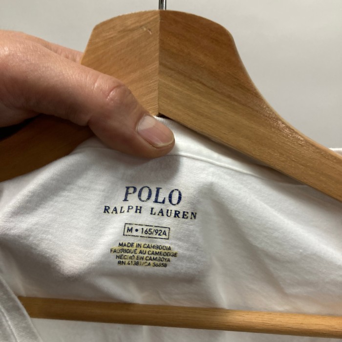 POLO RALPH LAUREN ラルフローレン Vネック半袖Tシャツ　M | Vintage.City 빈티지숍, 빈티지 코디 정보