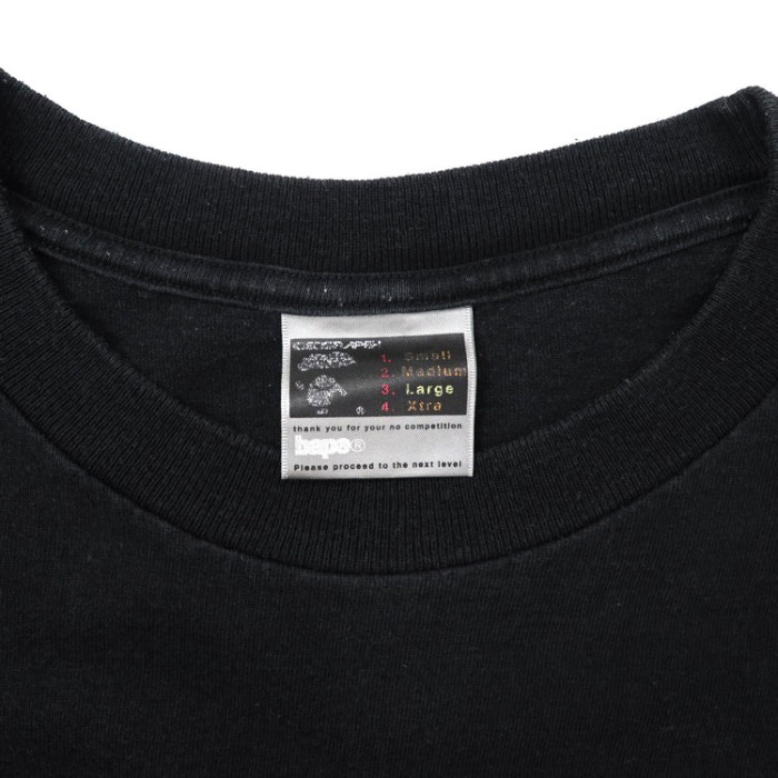 A BATHING APE ビッグロゴプリントTシャツ L ブラック コットン 日本製 | Vintage.City 빈티지숍, 빈티지 코디 정보