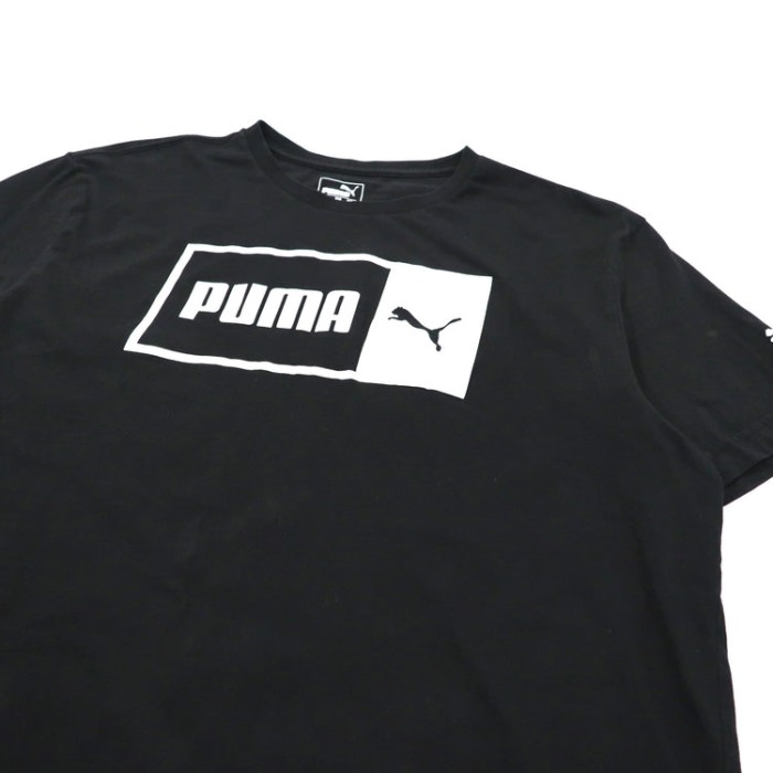 PUMA ロゴプリントTシャツ L ブラック コットン | Vintage.City 빈티지숍, 빈티지 코디 정보