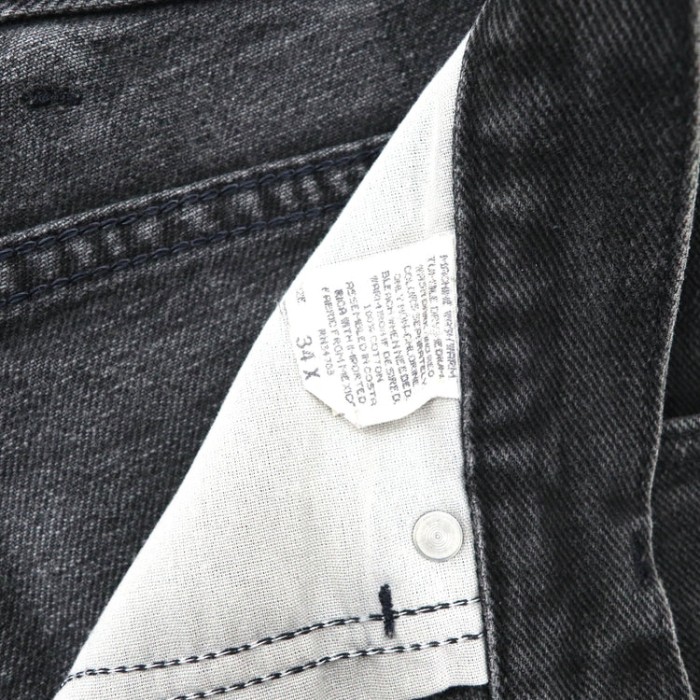 Lee デニムショートパンツ ハーフパンツ 34 ブラック コスタリカ製 ブラックデニム | Vintage.City 빈티지숍, 빈티지 코디 정보