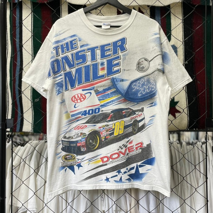 00s ナスカー レーシング系 Tシャツ 両面プリント L 古着 古着屋 埼玉
