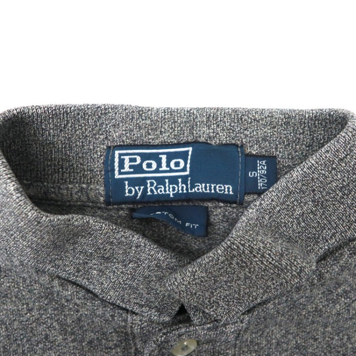 Polo by Ralph Lauren ポロシャツ S グレー コットン スモールポニー刺繍 | Vintage.City 빈티지숍, 빈티지 코디 정보