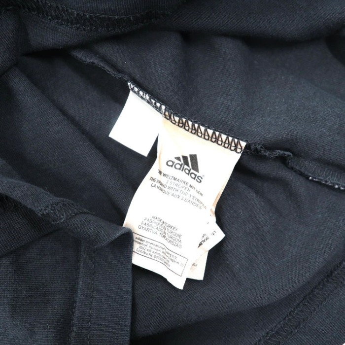 adidas ビッグサイズTシャツ 4XO ブラック コットン ワンポイントロゴ刺繍 00年代 | Vintage.City 빈티지숍, 빈티지 코디 정보