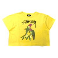 Stussy クロップド ロゴプリントTシャツ S イエロー コットン Parrots Tee 日本製 | Vintage.City 古着屋、古着コーデ情報を発信