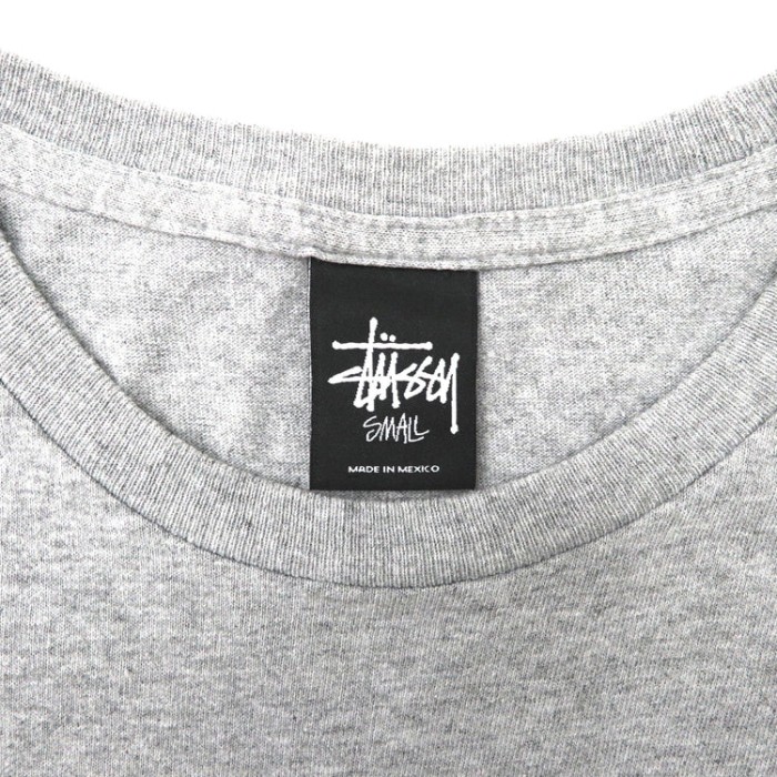 STUSSY ロゴプリントTシャツ S グレー コットン シャネルロゴ メキシコ製 | Vintage.City 빈티지숍, 빈티지 코디 정보