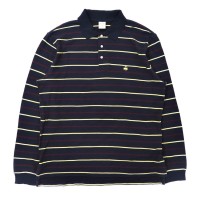 Brooks Brothers ビッグサイズ ラガーシャツ L ネイビー ボーダー コットン ワンポイントロゴ刺繍 | Vintage.City 빈티지숍, 빈티지 코디 정보