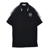 STONE ISLAND ポロシャツ S ブラック コットン トルコ製 | Vintage.City 古着屋、古着コーデ情報を発信