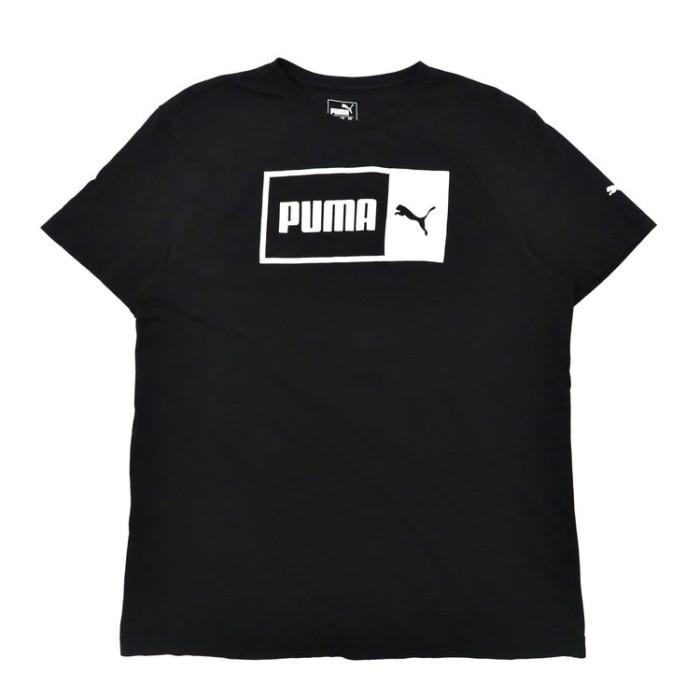 PUMA ロゴプリントTシャツ L ブラック コットン | Vintage.City 빈티지숍, 빈티지 코디 정보