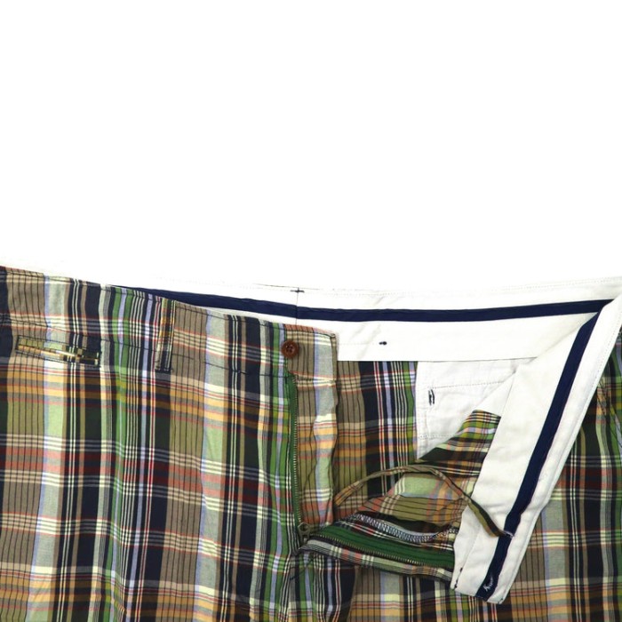 Polo by Ralph Lauren ショートパンツ ハーフパンツ 48 マルチカラー チェック コットン 90年代 | Vintage.City 古着屋、古着コーデ情報を発信