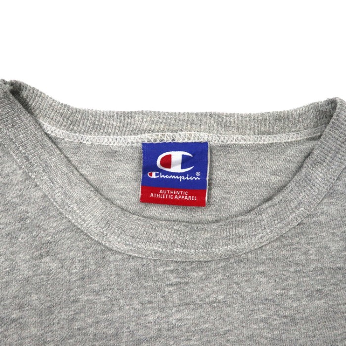 Champion カレッジプリントTシャツ S グレー コットン 90年代 メキシコ製 | Vintage.City 古着屋、古着コーデ情報を発信