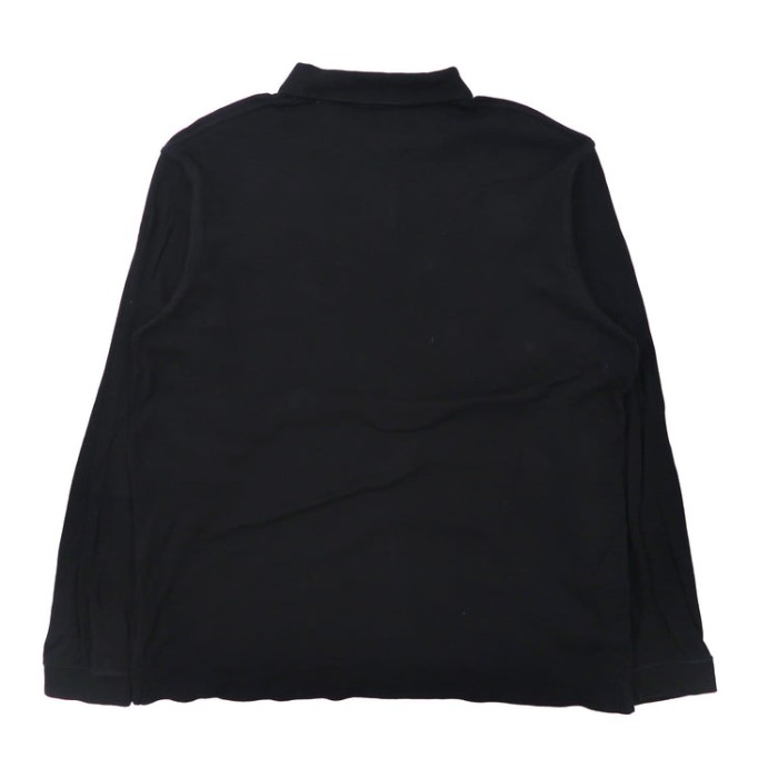 Eddie Bauer ビッグサイズ長袖ポロシャツ L ブラック コットン | Vintage.City 빈티지숍, 빈티지 코디 정보