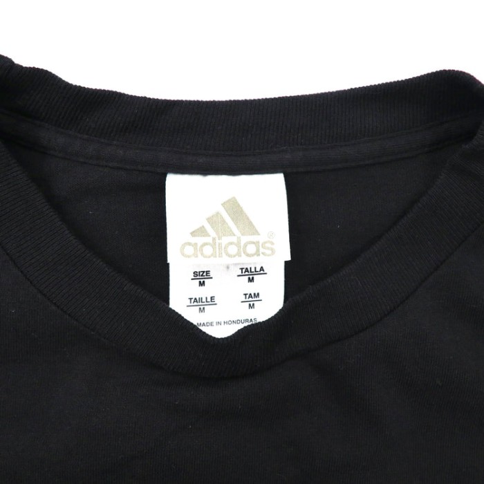 adidas ビッグサイズ ロゴプリントTシャツ M ブラック コットン 00年代 | Vintage.City 빈티지숍, 빈티지 코디 정보