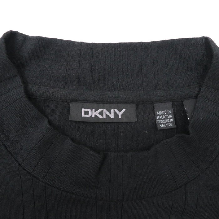DKNY ハイネックカットソー L ブラック コットン | Vintage.City 古着屋、古着コーデ情報を発信