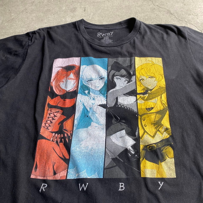RWBY ルビー アニメTシャツ キャラクタープリントTシャツ メンズXL相当