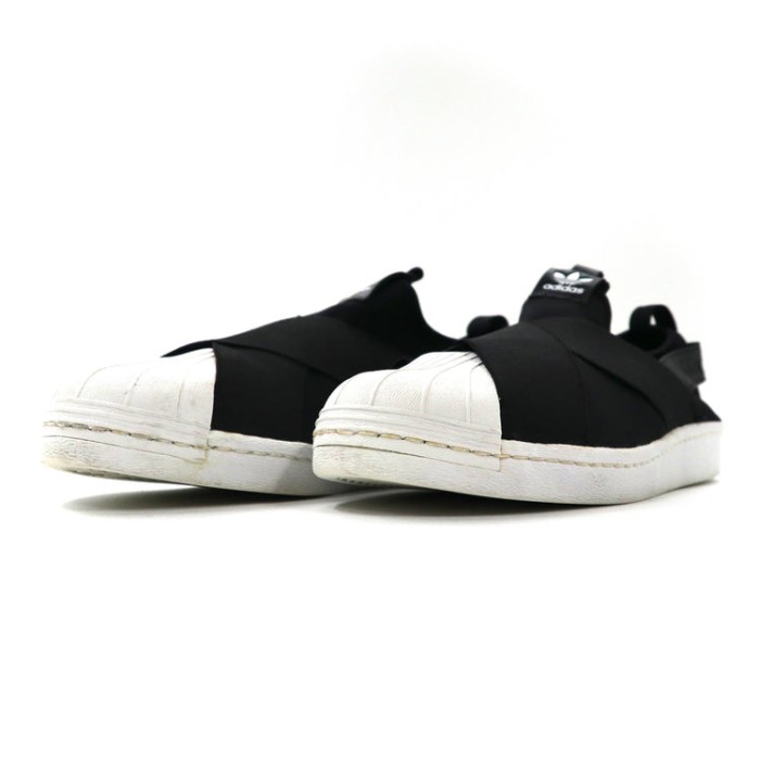 adidas originals スニーカー 28cm ブラック Superstar Slip-On Core ...