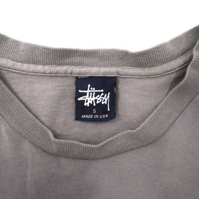 USA製 Stussy ロゴプリントTシャツ S グレー コットン 紺タグ 90年代 | Vintage.City 古着屋、古着コーデ情報を発信