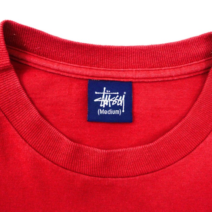 Stussy プリントTシャツ M レッド コットン 紺タグ 90年代 メキシコ製 | Vintage.City 빈티지숍, 빈티지 코디 정보