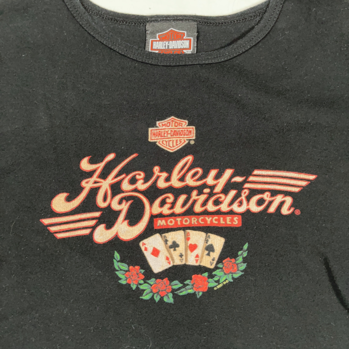 Ssize HARLEY- DAVIDSON print TEE ハーレダビットソン レディーズ Tシャツ ロゴ 24042001 | Vintage.City 빈티지숍, 빈티지 코디 정보