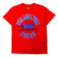 Majestic ナンバリング プリントTシャツ M レッド コットン NBA Philadelphia 76ers | Vintage.City 古着屋、古着コーデ情報を発信