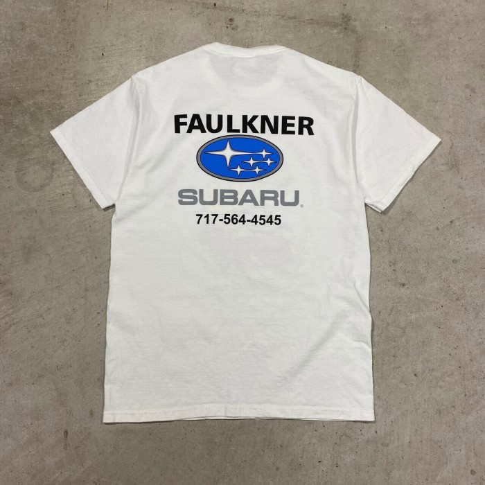 FAULKNER SUBARU 車 アドバタイジング 企業系 両面プリントTシャツ メンズM | Vintage.City 빈티지숍, 빈티지 코디 정보