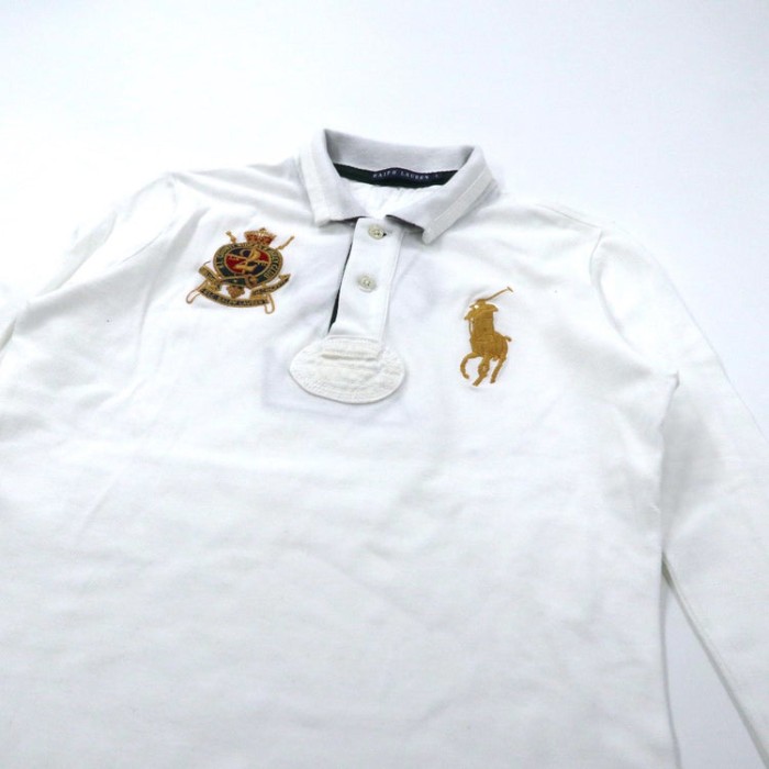 RALPH LAUREN ラガーシャツ L ホワイト コットン ナンバリング ビッグポニー刺繍 | Vintage.City 빈티지숍, 빈티지 코디 정보
