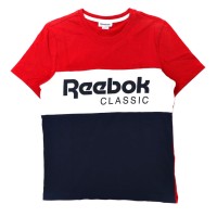 Reebok ビッグロゴプリントTシャツ O レッド コットン ARCHIVE STRIPE TEE AK0405 ターキー製 | Vintage.City 빈티지숍, 빈티지 코디 정보