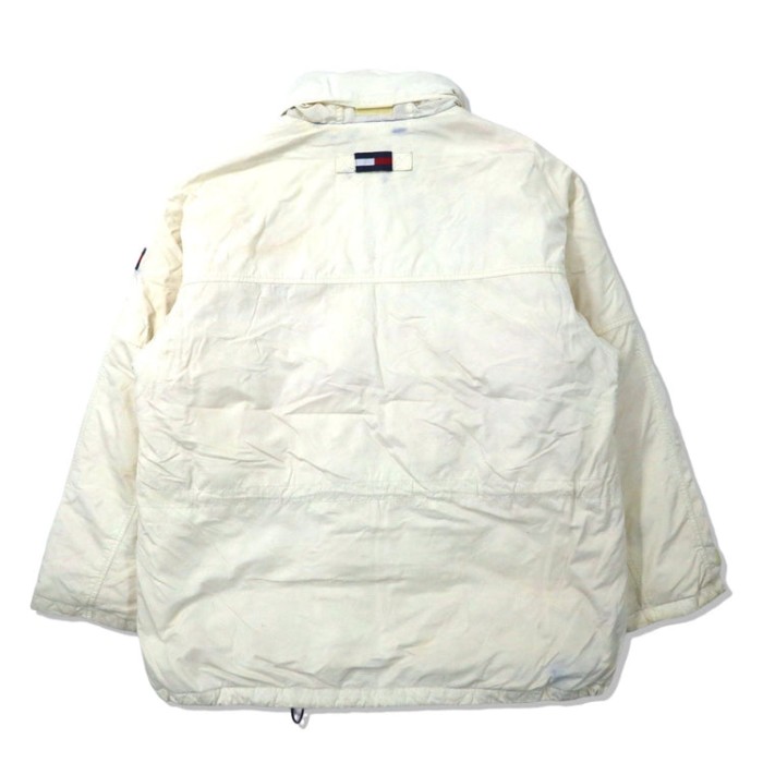 TOMMY HILFIGER ビッグサイズ セーリングダウンジャケット M ホワイト ナイロン 90年代 | Vintage.City 古着屋、古着コーデ情報を発信
