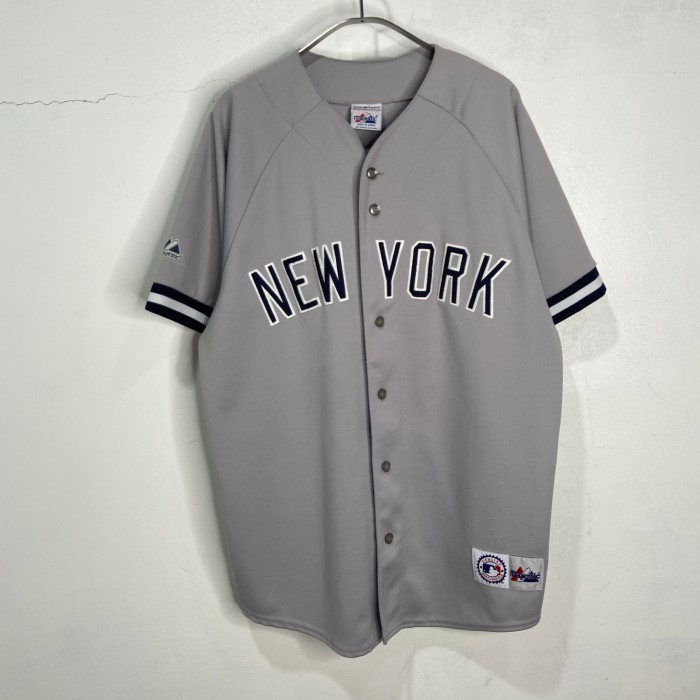 90s majestic NY ヤンキース USA製ビンテージベースボールシャツ