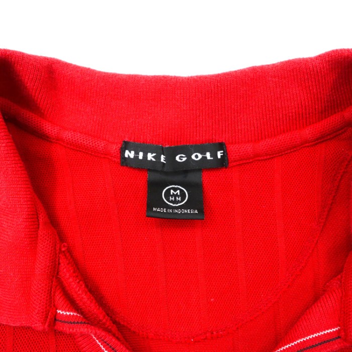 NIKE ビッグサイズ ポロシャツ M レッド コットン スウォッシュロゴ刺繍 00年代 | Vintage.City 古着屋、古着コーデ情報を発信