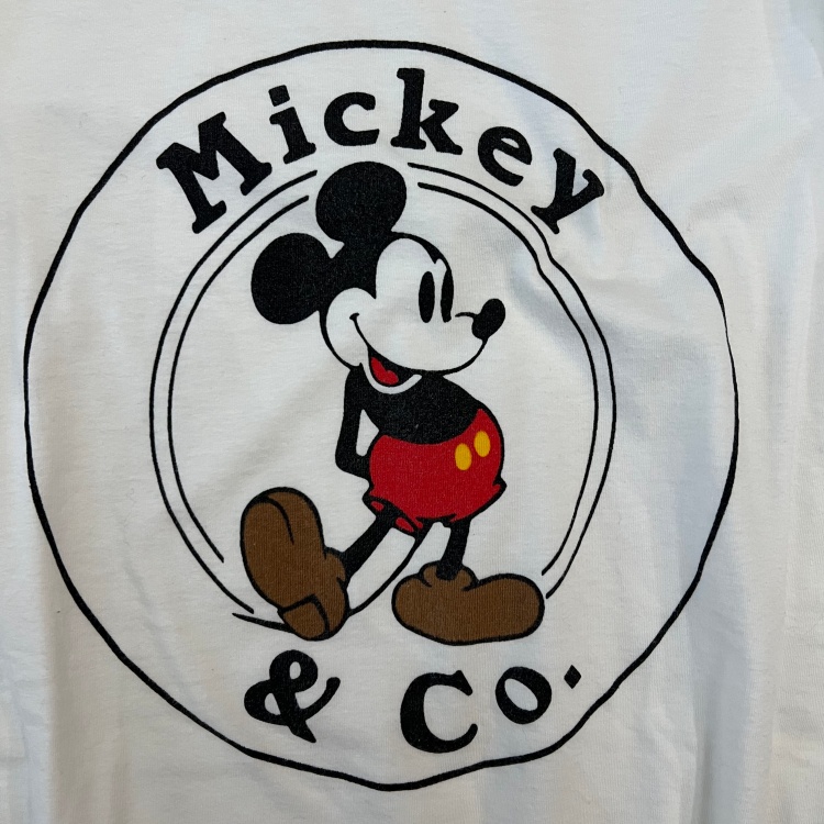 80's ミッキーマウス×J.G.HOOK ビンテージTシャツ フライングエア