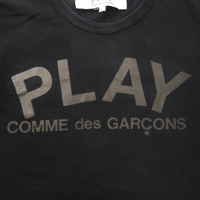 PLAY COMME des  GARCONS ロゴプリントTシャツ L ブラック コットン 両面プリント AZ-T188 日本製 | Vintage.City 古着屋、古着コーデ情報を発信