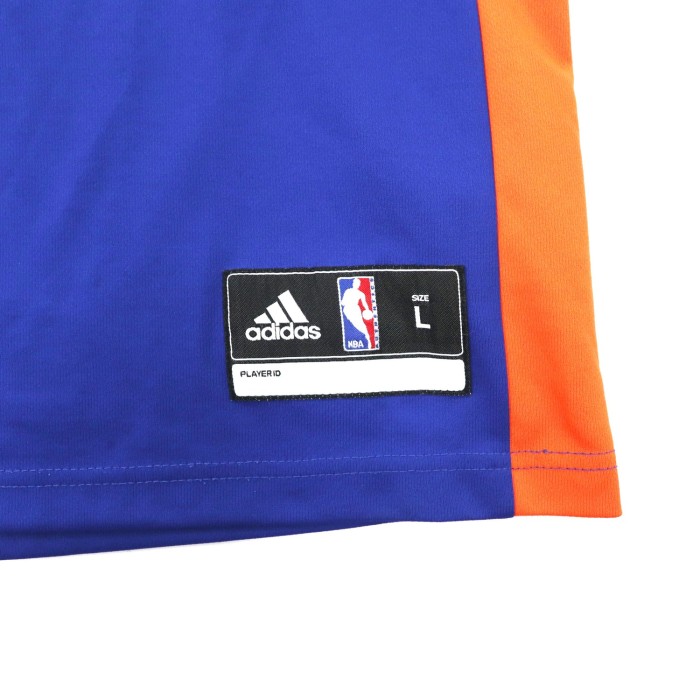 adidas × NBA ゲームシャツ バスケタンクトップ L ブルー ポリエステル ロゴ刺繍 ビッグサイズ グアテマラ製 | Vintage.City 古着屋、古着コーデ情報を発信