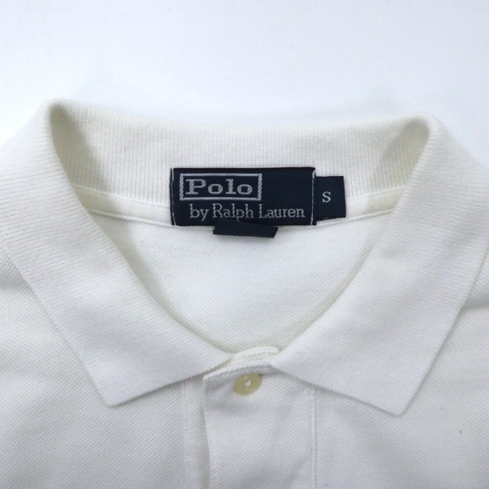 Polo by Ralph Lauren ビッグサイズ ポロシャツ S ホワイト コットン スモールポニー刺繍 | Vintage.City 古着屋、古着コーデ情報を発信