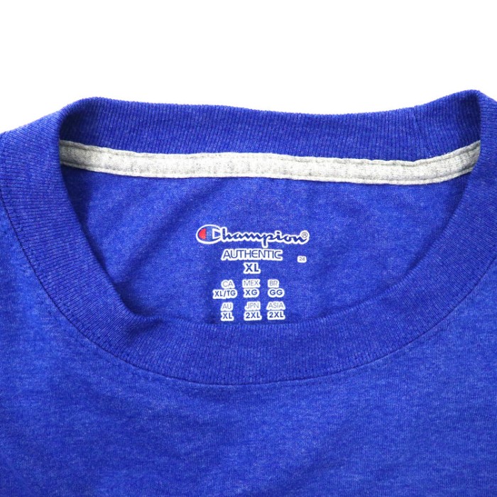 Champion ビッグサイズ ワンポイントロゴTシャツ 2XL ブルー コットン ホンジュラス製 | Vintage.City Vintage Shops, Vintage Fashion Trends