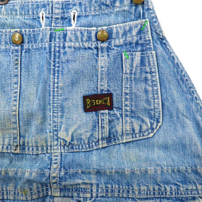 BIG SMITH オーバーオール XL ブルー デニム 黒タグ 50年代 | Vintage.City 古着屋、古着コーデ情報を発信