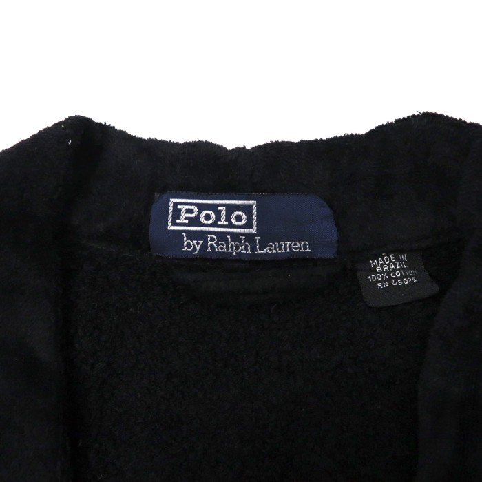 Polo by Ralph Lauren パイル ガウンコート バスローブ XL ネイビー コットン スモールポニー刺繍 ブラジル製 | Vintage.City 빈티지숍, 빈티지 코디 정보