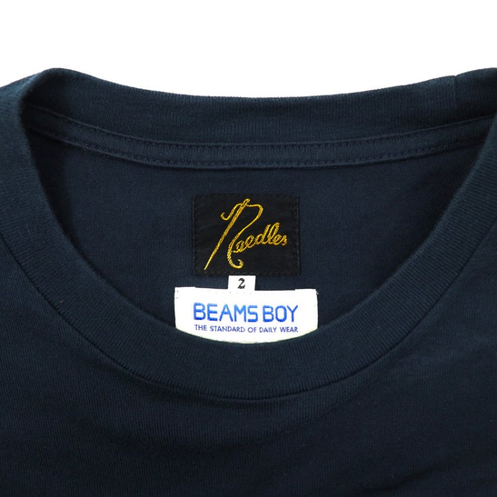 needles × BEAMS BOY セーラーエンブレムTシャツ 2 ネイビー コットン | Vintage.City 古着屋、古着コーデ情報を発信