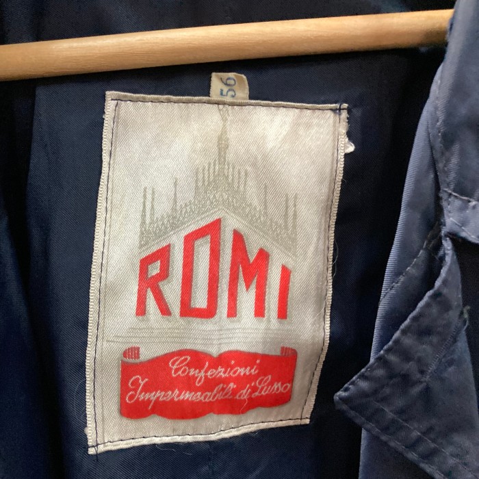 60's ITALY製ROMI 薄手スプリングナイロンコート 56 | Vintage.City