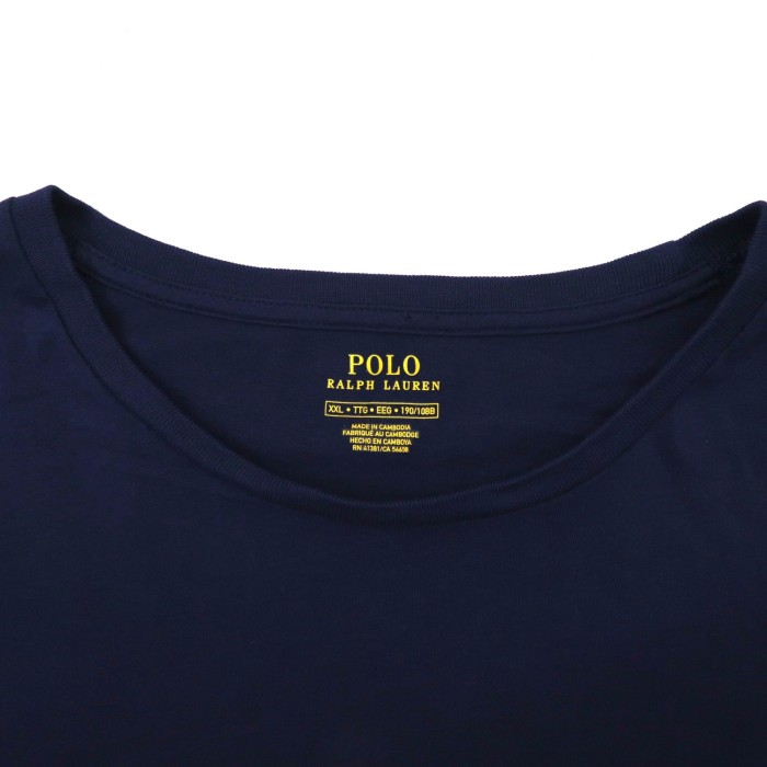POLO RALPH LAUREN ビッグサイズ ロングスリーブTシャツ XXL ネイビー コットン スモールポニー刺繍 | Vintage.City 빈티지숍, 빈티지 코디 정보