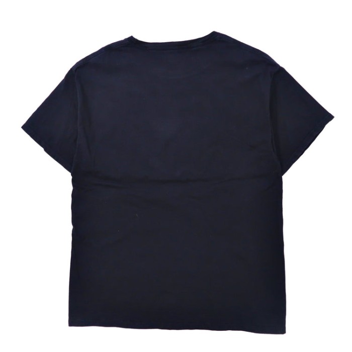 Champion ビッグロゴプリントTシャツ XL ネイビー コットン スクリプトロゴ ホンジュラス製 | Vintage.City 빈티지숍, 빈티지 코디 정보