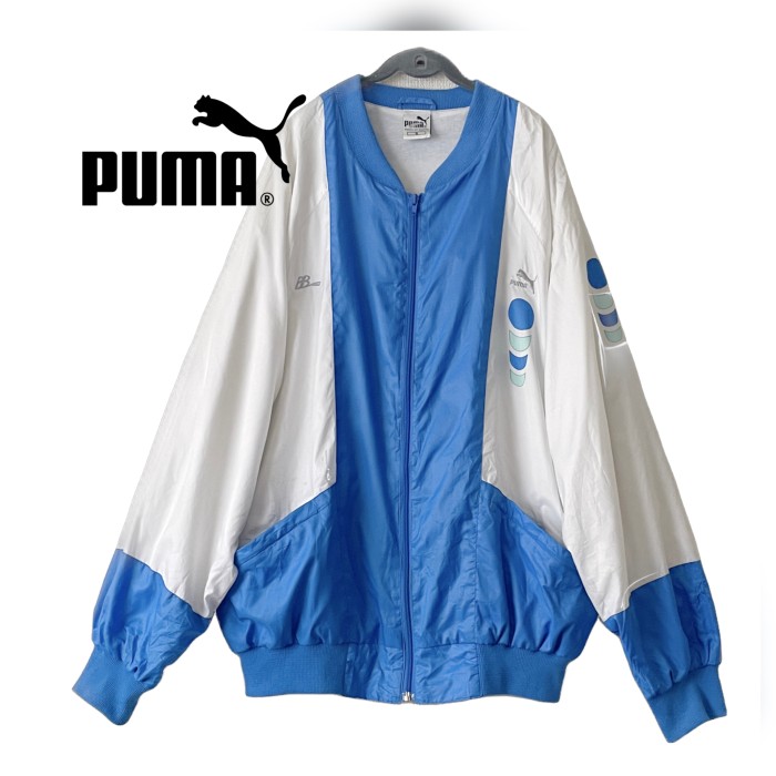 プーマ　PUMA　ナイロンジャケット　ブルー　80S 90S オールド 0