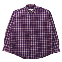 Eddie Bauer ビッグサイズ ボタンダウンシャツ L ネイビー コットン 90年代 | Vintage.City 빈티지숍, 빈티지 코디 정보