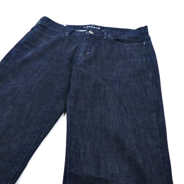 LACOSTE ストレートデニムパンツ 82 ブルー 濃紺 日本製 | Vintage.City 古着屋、古着コーデ情報を発信