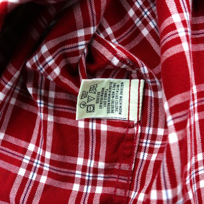 Eddie Bauer ビッグサイズ ボタンダウンシャツ XL レッド チェック コットン 90年代 | Vintage.City 古着屋、古着コーデ情報を発信