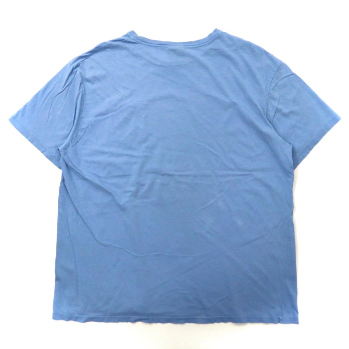 Polo by Ralph Lauren ビッグサイズ ポケットTシャツ XL ブルー コットン スモールポニー刺繍 | Vintage.City 빈티지숍, 빈티지 코디 정보