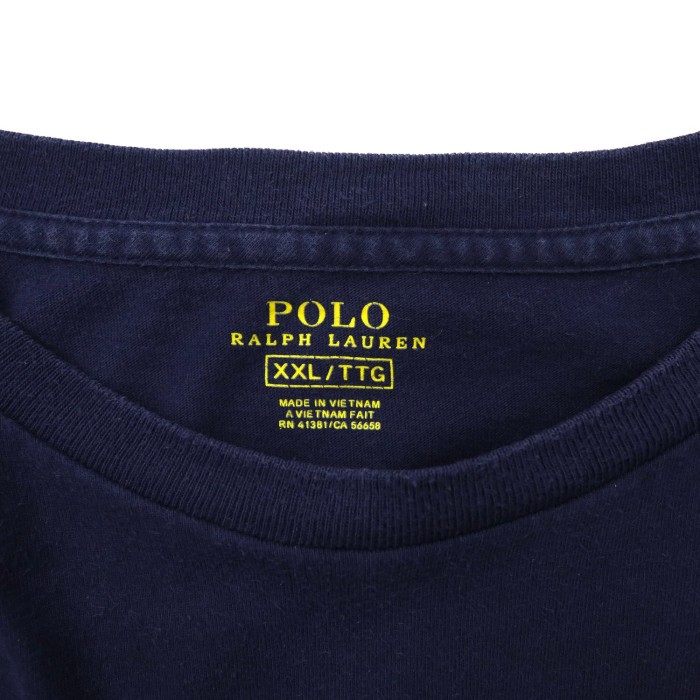 POLO RALPH LAUREN ビッグサイズTシャツ XXL ネイビー コットン スモールポニー刺繍 | Vintage.City 古着屋、古着コーデ情報を発信