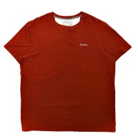 Eddie Bauer アクティブフィットTシャツ XL ブラウン コットン ストレッチ ワンポイントロゴ | Vintage.City 빈티지숍, 빈티지 코디 정보