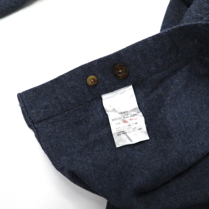 WOOLRICH ビッグサイズ ボタンダウンシャツ XLT ネイビー コットン | Vintage.City 古着屋、古着コーデ情報を発信